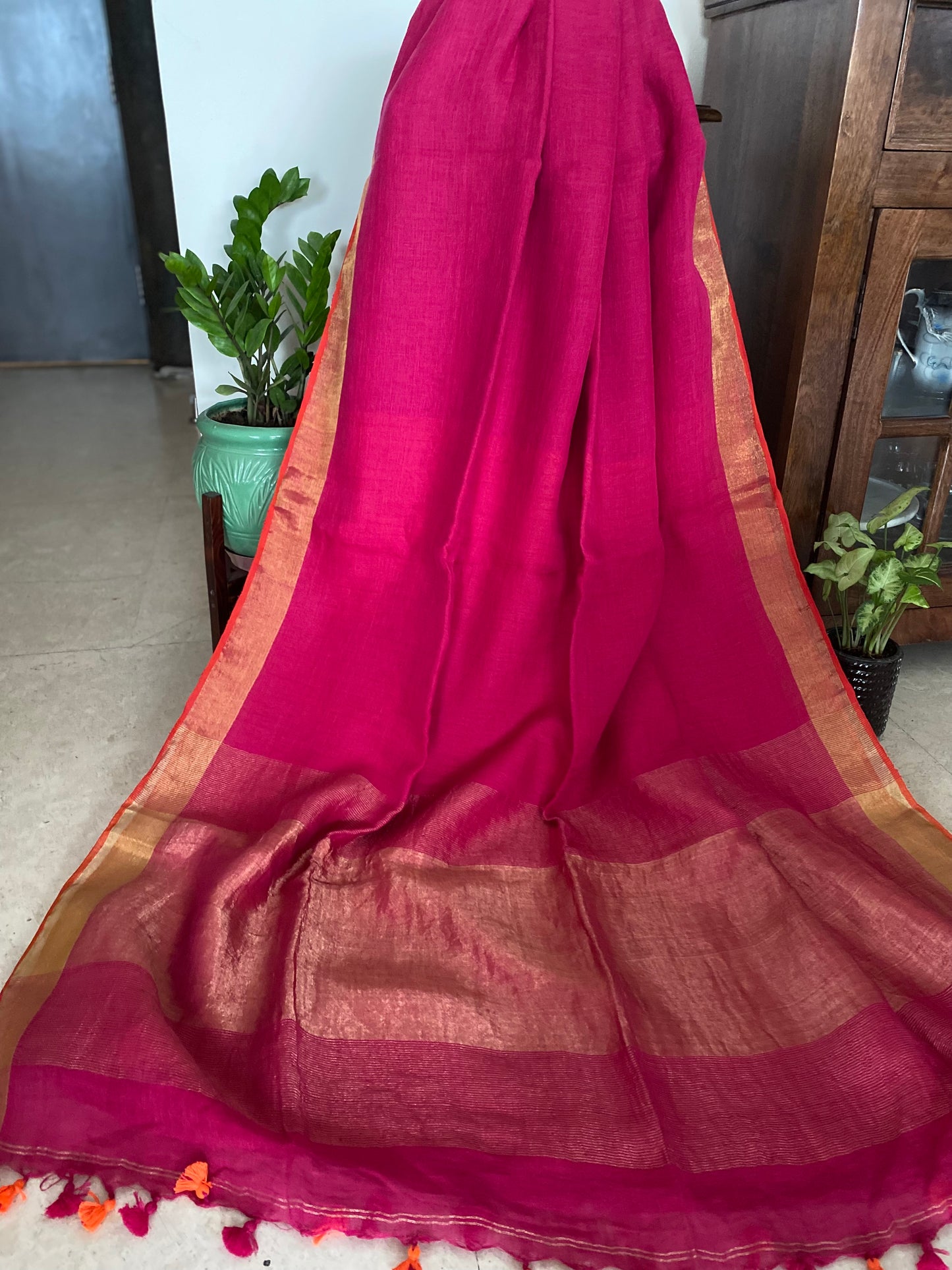 Electrifying Fuchsia and Orange