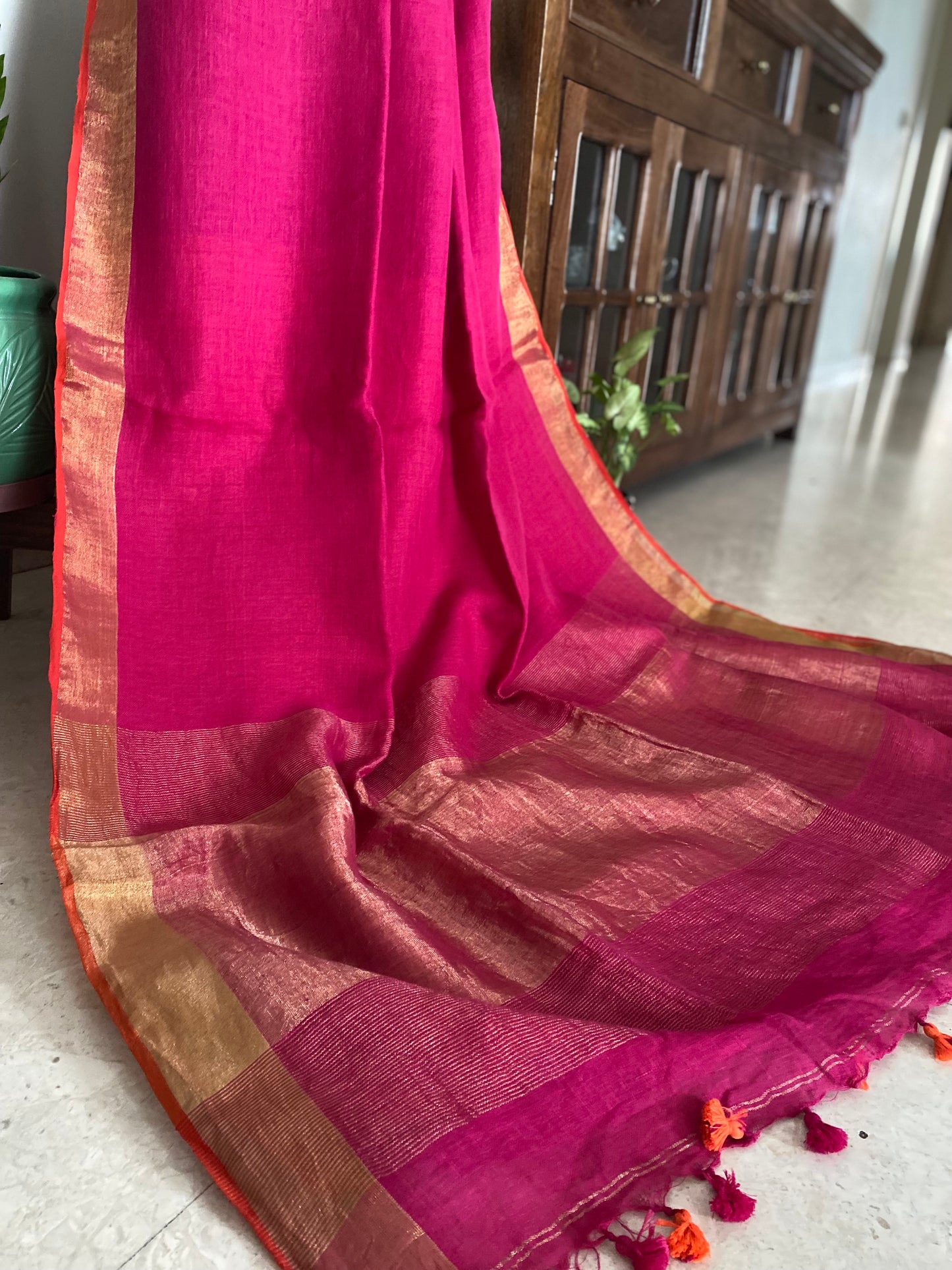 Electrifying Fuchsia and Orange
