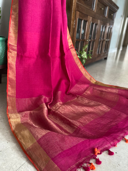 Electrifying Fuchsia and Orange